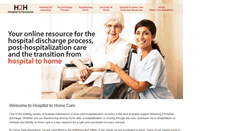 Desktop Screenshot of hospitaltohomecare.com