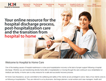 Tablet Screenshot of hospitaltohomecare.com